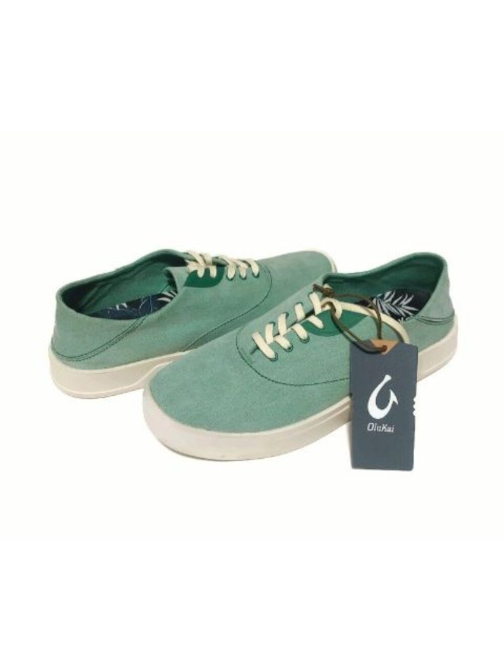 Olukai Tradewind Shoes Mens Size 11 Casual Lace Up Boat Beach Sneakers Bamboo - Picture 9 of 9